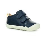 Geox Steppieup Wax.Lea Navy/White celoročné členkové barefoot topánky 26 EUR