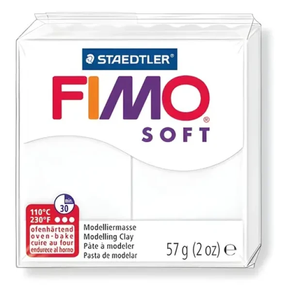 FIMO Modelovacia hmota Soft biela