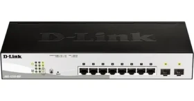 D-Link DGS-1210-08P / SMART switch / 8x GbE PoE+ / 2x SFP / PoE 65 W / bez ventilátora