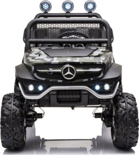 Megacar Mercedes Unimog S 4x45W 12V 7Ah moro lakované