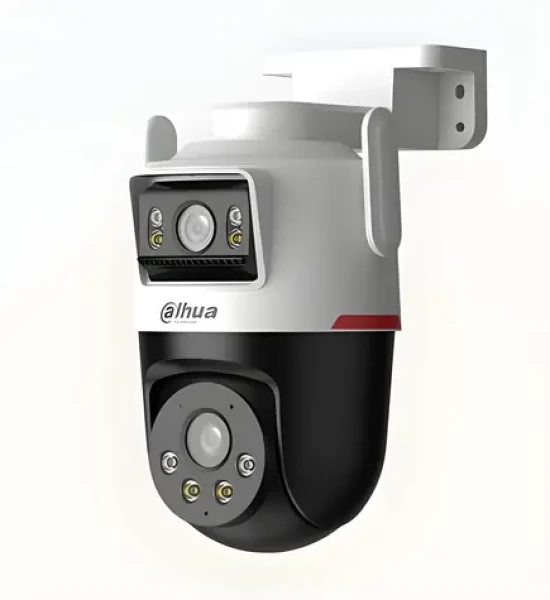 Dahua / Vonkajšia otočná IP kamera / Dual 3+3 MP / 2K / WiFi 6 / PoE / IP66 / WizColor / AI detekcia (P3D-3F-PV-P)
