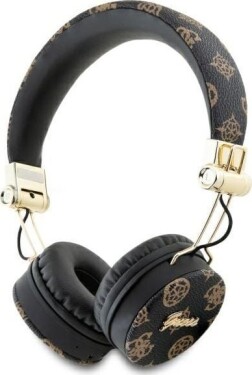 Guess Guess Bluetooth ENC GUBH70EPOSMK on-ear headphones black/black Peony Script Round Shape