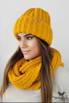 Kamea Hat&Scarf K.23.212.25 žltá OS