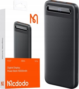 Mcdodo MCDODO POWERBANK 10000MAH s displejom 2X USB USB-C 2A 10W + KABEL USB-C