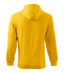 Trendy mikina na zips Pánske žlté S
