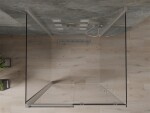 MEXEN/S - OMEGA sprchový kút 3-stenná 100x100, transparent, chróm 825-100-100-01-00-3S