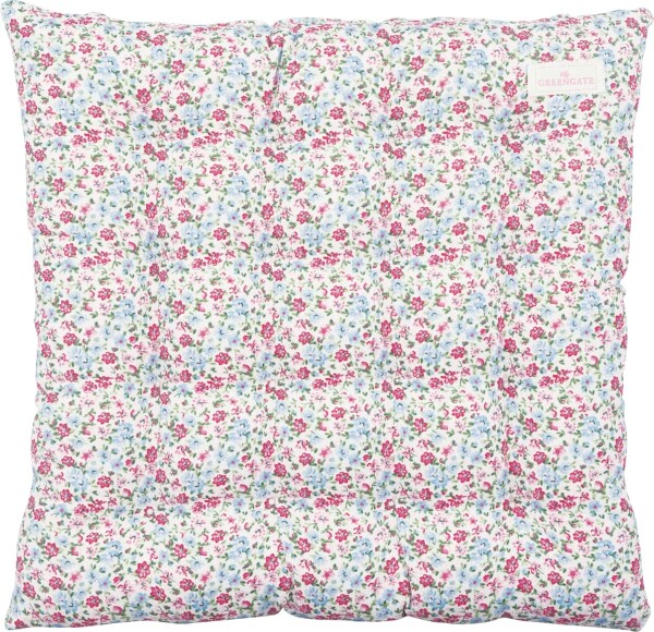 GREEN GATE Sedák na stoličku Louisa White 40 × 40 cm