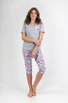 Regina 698 cr/r M-XL W25 dámske pyžamo modrá M