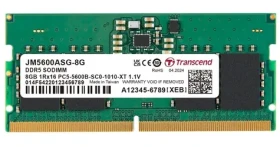 Transcend pamäť 8GB / JMDDR5 5600 SO-DIMM / 1Rx16 / 1Gx16 / CL46 / 1.1V (JM5600ASG-8G)
