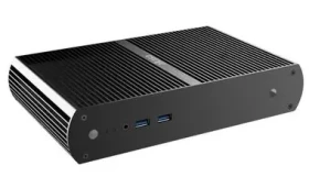 AKASA A-NUC05-A1B Teslá H / hliníková pasívna skriňa / pre Intel Nuc MB / 2.5 HDD/SSD (A-NUC05-A1B)