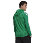 Pánska mikina GP6437 Zelená s bielou - Adidas S zeleno-bílá