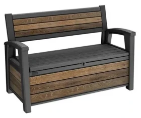Keter Deco Garden Bench walnut / Záhradná lavica (261839)