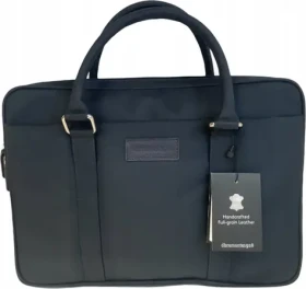 Dbramante Stelvio Slim Bag Pure tmavo modrá / Taška na notebook / 14 "/ pravá koža (BG14PLBU3321)
