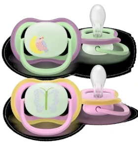 Philips Avent Ultra Air SCF376/29 6-18 m dievča / Cumlík / Nočné / 2 ks