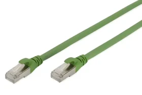 Digitus CAT 6A S/FTP zelený / Patch kábel / PUR plášť / 20 m / AWG 26/7 / RJ-45 (DK-1644-A-PUR-200)