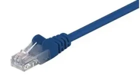 Goobay 68345 CAT 5e patch kábel U/UTP 10 m modrá (4040849683459)