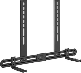 Techly VESA soundbar čierna / Nástenný držiak / nosnosť 8 kg / VESA 400x200-600x400 (ICA-SP-SB06)