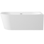 DEANTE - Silia biela Akrylátová vaňa, rohová/voľne stojaca, pravá - 150 cm KDS_015P