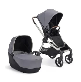 BabyJogger CITY SIGHTS 4WM AKCIOVÁ set 2v1 (kočík + korba) vr. madlá DARK SLATE (BJ2171440SET)
