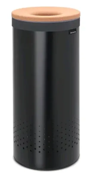 Brabantia Kôš na bielizeň 35 L korok-čierna / 63.5 x 30 x 30 cm (120008)