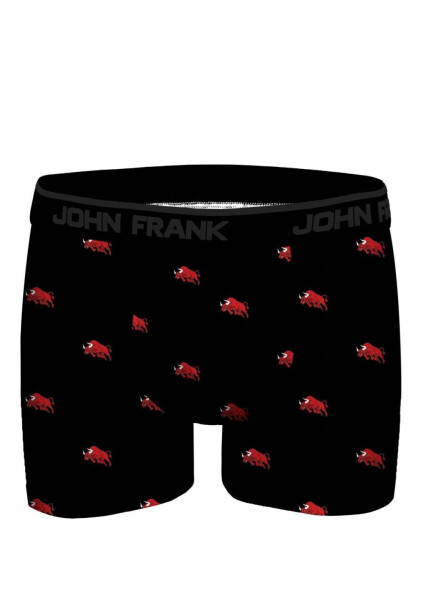 Pánske boxerky John Frank JFBDMOD332 S černá