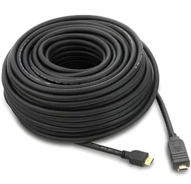PremiumCord HDMI High Speed + Ethernet kábel so zosilňovačom 10m / Kábel HDMI / 4K / AWG26 / 3x tienenie (kphdmer10)