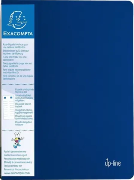 Exacompta UP LINE Ponukový album 20 vreciek modré / Prezentačný album / 20 vreciek (EXC247)
