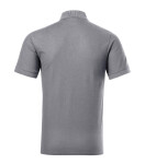 Pánske polo tričko Prime (GOTS) strieborné M