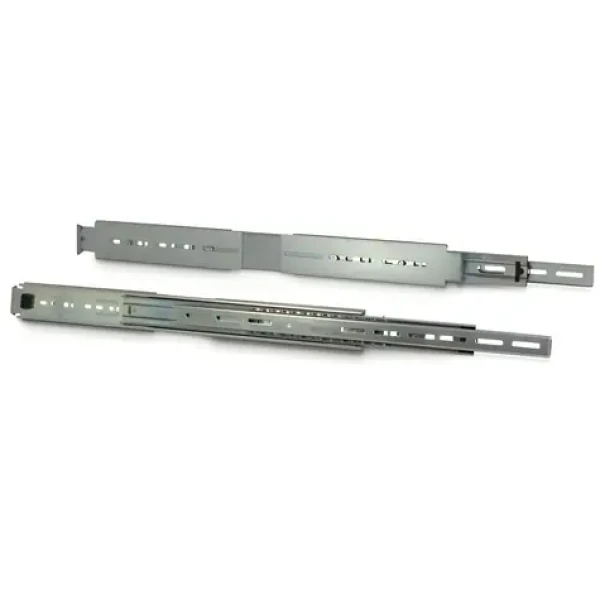 Inter-tech teleskopické lišty 18" strieborné / Teleskopické lišty / Pre 19" skrine / Výsuv 350-450 mm / Nosnosť 30 kg (88887195)