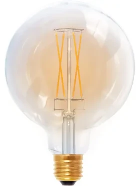 SEGULA LED Globe 125 zlatá / E27 / Žiarovka / 5W / 340lm / 1900K / stmievateľné (55293)