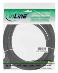 InLine čierna / Predlžovací kábel HDMI / HDMI (M) - HDMI (F) / 3 m (17633G)