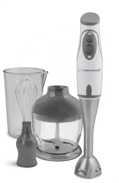 Esperanza EKM003E Pesto bielo-šedá / tyčový mixér / 450W / 2 rýchlosti / príslušenstvo (EKM003E)