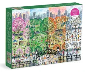 Galison Puzzle Psí park 4 ročné obdobia