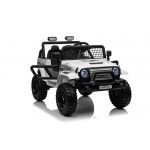 Mamido Mamido Elektrické autíčko OFF ROAD EXTREME 4x4 biele 24V | 200W | 50 kg | EVA | LED | 2,4 Ghz | ECO koža