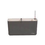 Plastia Samozavlažovací truhlík Berberis antracit/slonová kosť 40 cm