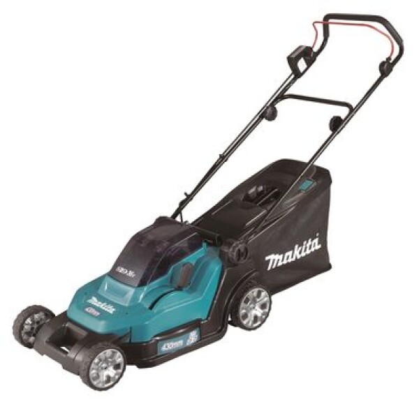 Makita DLM432Z / Aku Kosačka na trávu / 2x18V / 3600 ot-min / až 575 m2 / záber 43 cm / kôš 50 l / bez Aku (DLM432Z)