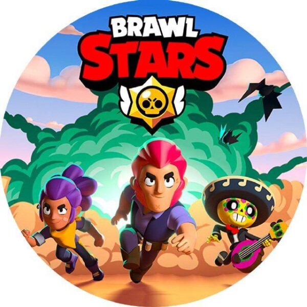 Jedlý papier Brawl Stars 19,5 cm - Pictu Hap - Pictu Hap