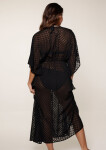 Dámske kimono LingaDore 7721 S/M černá