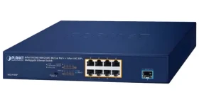 Planet PoE switch 8x1Gb/2,5Gb + 1xSFP+ 10Gb / PoE switch / VLAN / PoE 802.3at / 120W (MGS-910XP)