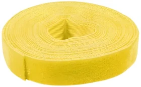 LogiLink Klettband žltá / Sťahovacia páska na suchý zips / Šírka 16 mm / Rolka 4 m (KAB0051)