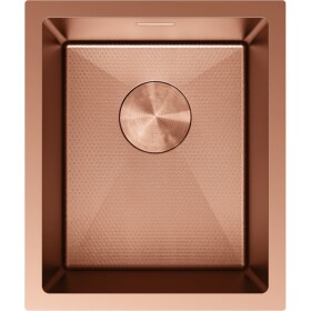 MEXEN - Trixo oceľový drez 1-bowl 370 x 440 mm, meď HC 6412371000-65HC