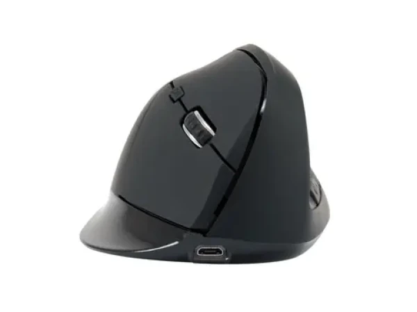 Conceptronic LORCAN03B čierna / Ergonomická bezdrôtová myš / Bluetooth 5.2 / 6 tlačidiel / dobíjacie batérie (LORCAN03B)