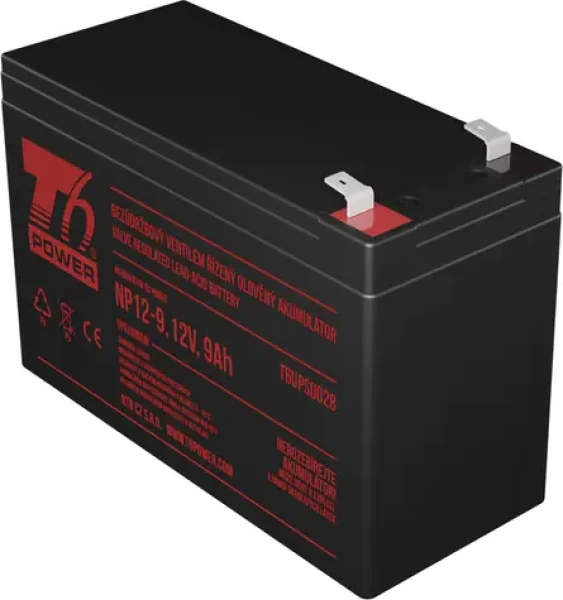 T6 Power RBC17, RBC175 / Batéria pre UPS / 12V / 1x 9Ah / VRLA / životnosť 3-5 rokov (T6APC0009)