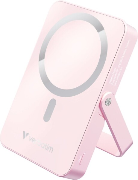 Verbatim Verbatim Power Bank mit Standfuß mag.wireless 10000mA pink 32267