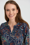 Blúzka Greenpoint TOP726W22PSL02 Paisley Pattern 02 36