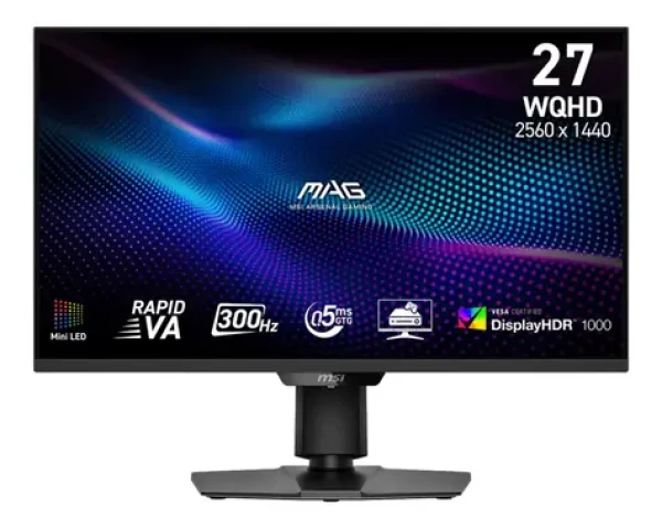 27" MSI MAG 274QPFDE X30MV čierna / Monitor / QHD / Rapid VA / Mini-LED / 300Hz / HDMI + DP / VESA (9S6-3CF09H-003)