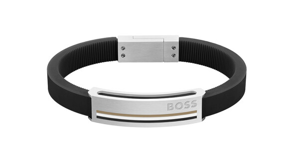 Hugo Boss Pánsky silikónový náramok Sarkis 1580364 19 cm