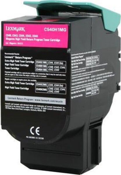 Lexmark 0C540H1MG Magenta Originál (C540H1MG)