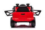 Mamido Mamido Elektrické autíčko OFFROAD červené 12V Vysoký podvozok, široké sedadlo, Odpružené nápravy, 2,4 GHz Diaľkové ovládanie LED svetlá