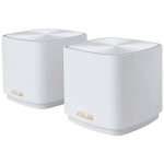 Asus ZenWiFi XD4 PLUS biela 2ks / MESH router AX1800 / 2.4GHz / 5GHz / WAN + 1x LAN (90IG07M0-MO3C20)